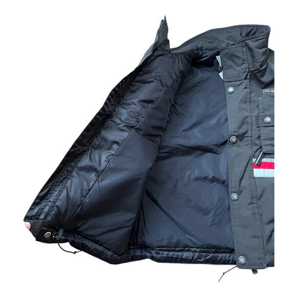 Phenix Black Ski Snowboard Insulated Vest Full Zip Snaps Pockets Men's Medium - Picture 5 of 9